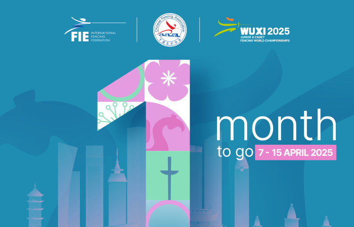 Wuxi 2025 Junior & Cadet Fencing World Championships: One Month to Go!